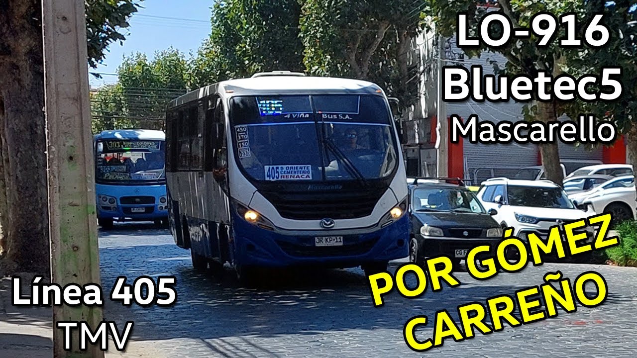 Especial Gran Valparaíso #20 - Mercedes LO-916/Mascarello - TMV Línea 405 - Por Gómez Carreño