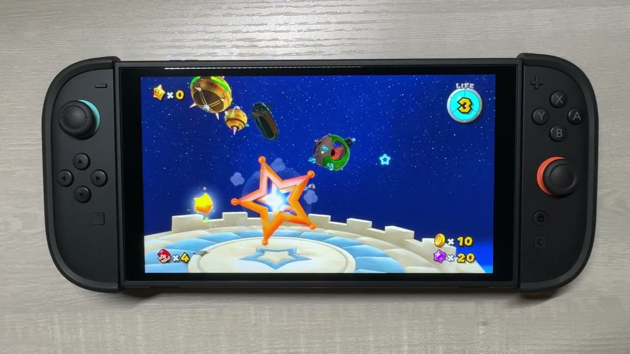 Super Mario Galaxy (Switch 2) - Handheld gameplay
