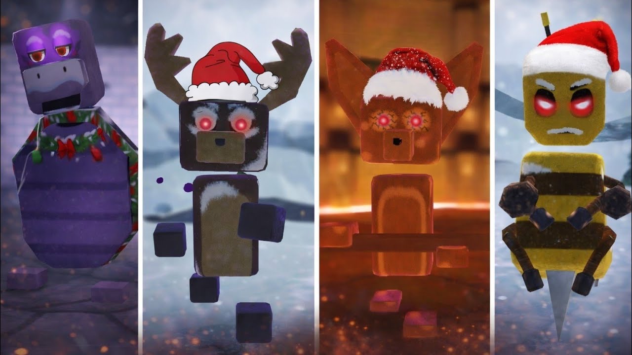 Multiplayer New Bosses In Christmas Version🎅 | Super Bear Adventure