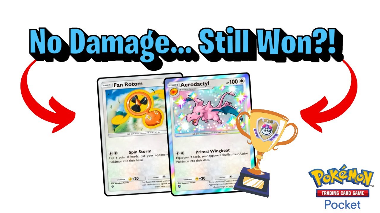 This Deck Wins Without Attacking?! Fan Rotom + Aerodactyl Strategy!