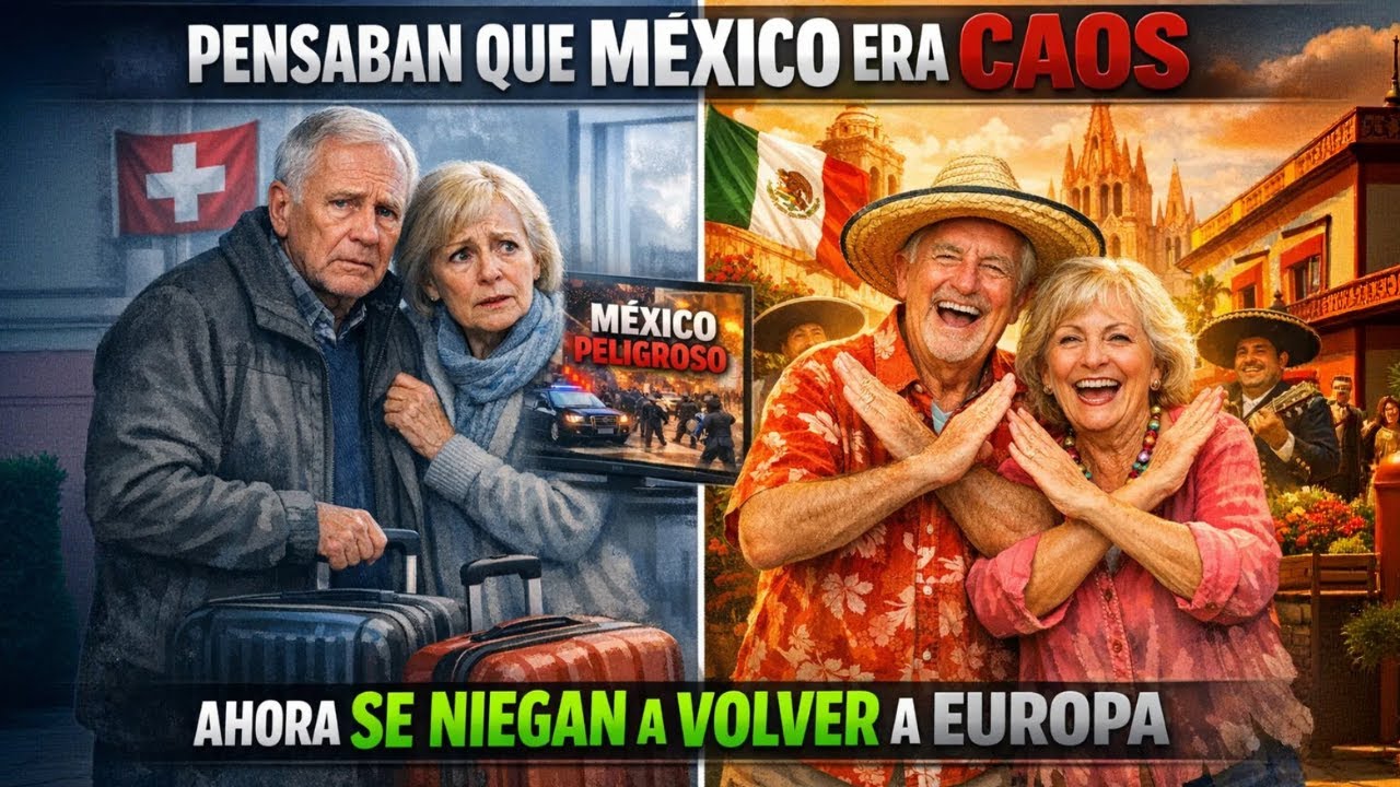 Jubilados Suizos pensaban que México era 'Caos': Ahora se niegan a volver a Europa