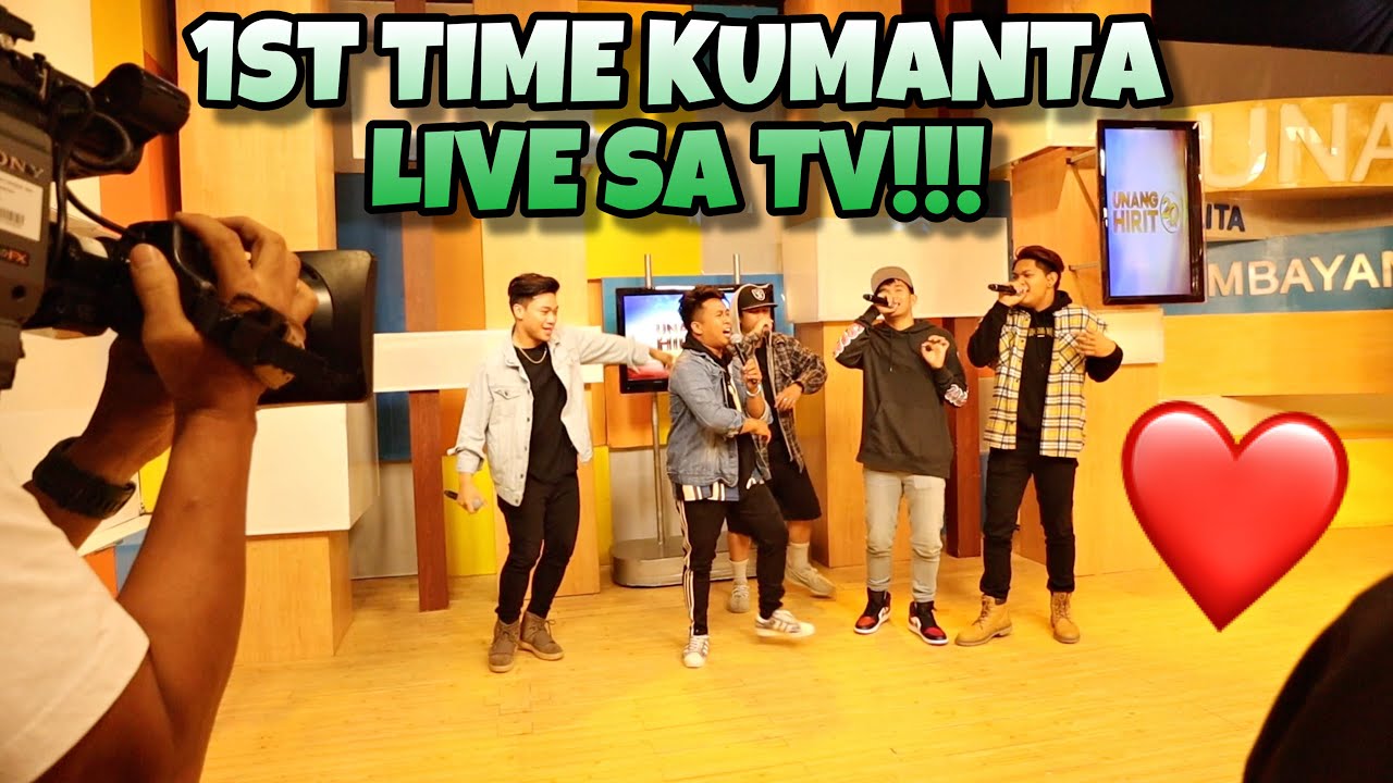 FIRST TIME NAMIN KUMANTA LIVE SA TV!!!