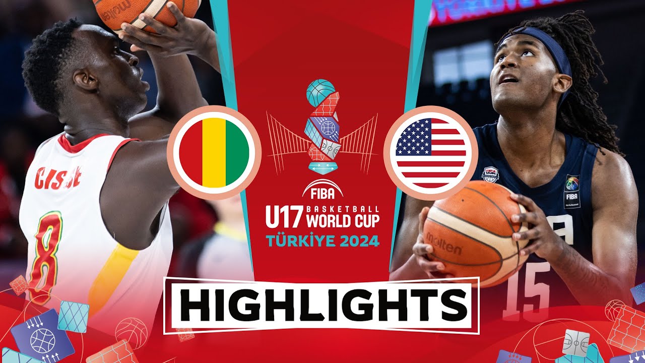 Guinea 🇬🇳 vs USA 🇺🇸 | Highlights | FIBA U17 Basketball World Cup 2024
