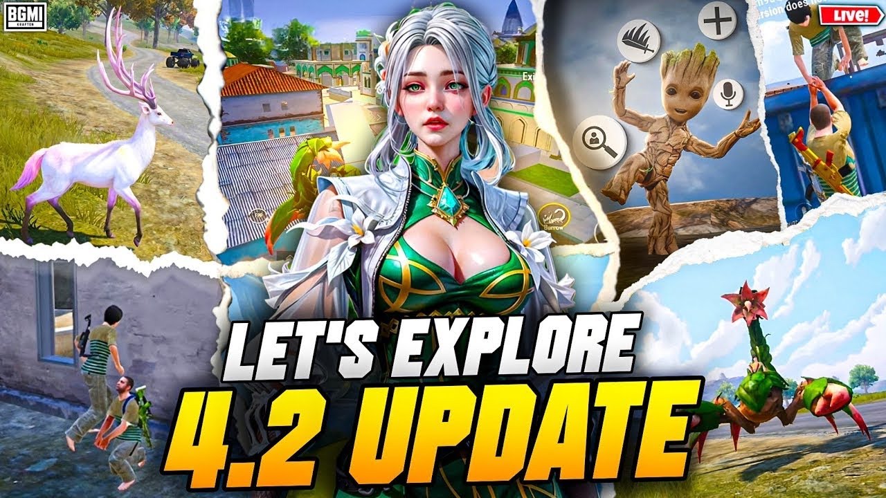 New 4.2 UPDATE BGMI  Solo vs Squad- Clutch💥 @ DAREGODYT short live