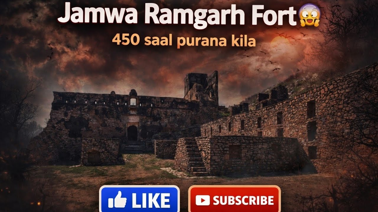 450 साल पुराना किला || Jamwa Ramgarh Fort 😱😱 || honted place 😱