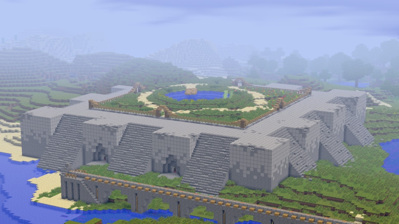 Я построил ГИГАНТСКУЮ ферму мобов в старом Minecraft