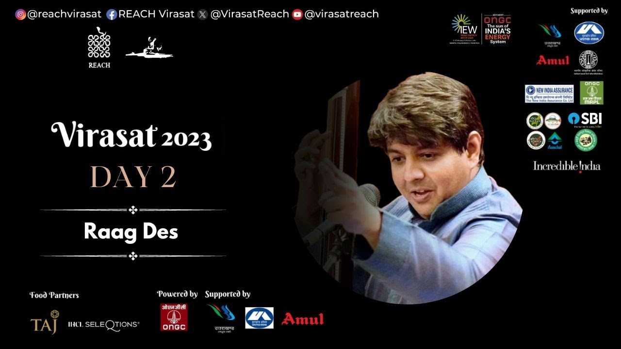 Raag Des | Omkar Dadarkar | Virasat 2023 | 28 October 2023