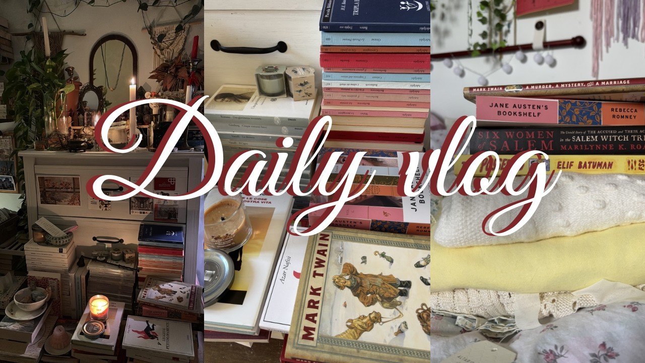 Daily vlog | Primi regali di compleanno, tanti nuovi libri e un bel po' di narrativa giapponese
