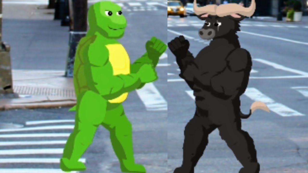 cartoon Fight Wild arena - android Gameplay wolkthough /// powerful turtle VS búfalo
