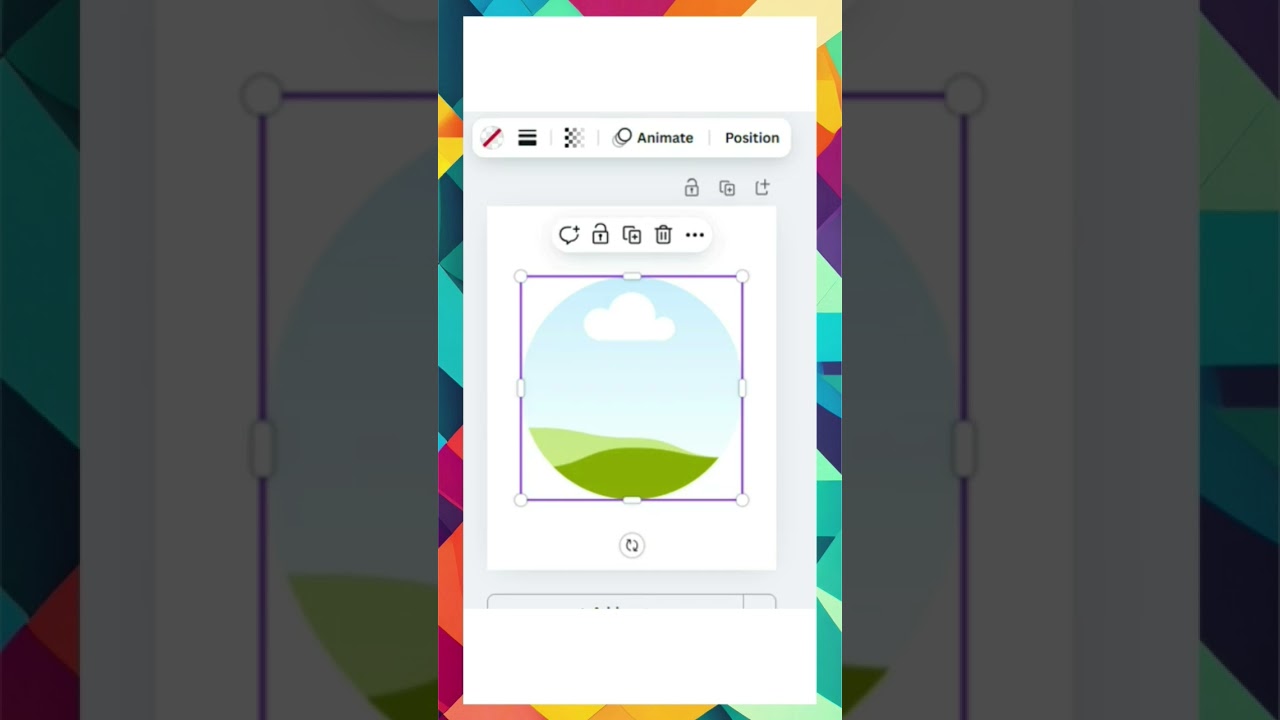 How to Blur image edges #canvatutorial #canvatricks #canva