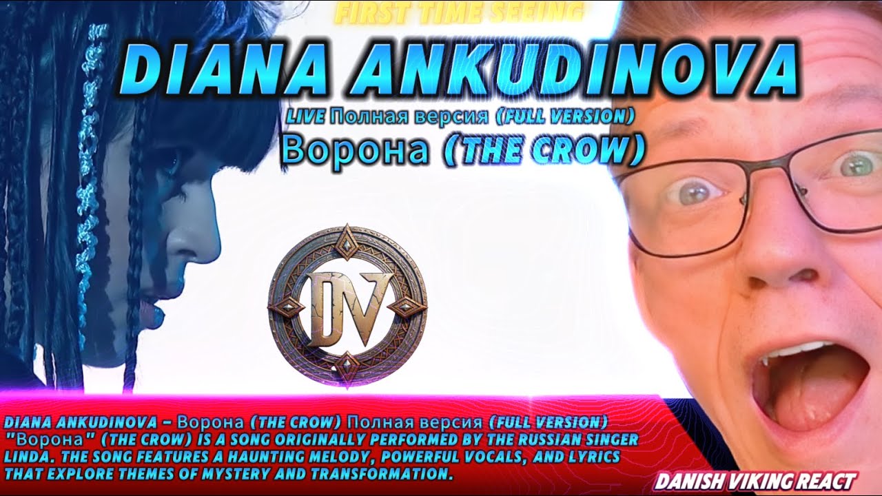 Diana Ankudinova First Reaction !  The Crow Full version #reaction #dianaankudinova #musicreactions