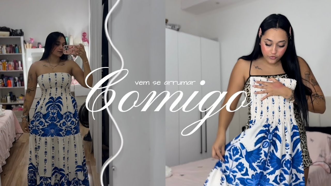 ARRUME-SE COMIGO para um chá revelação | Emely Amaral ✨🤍