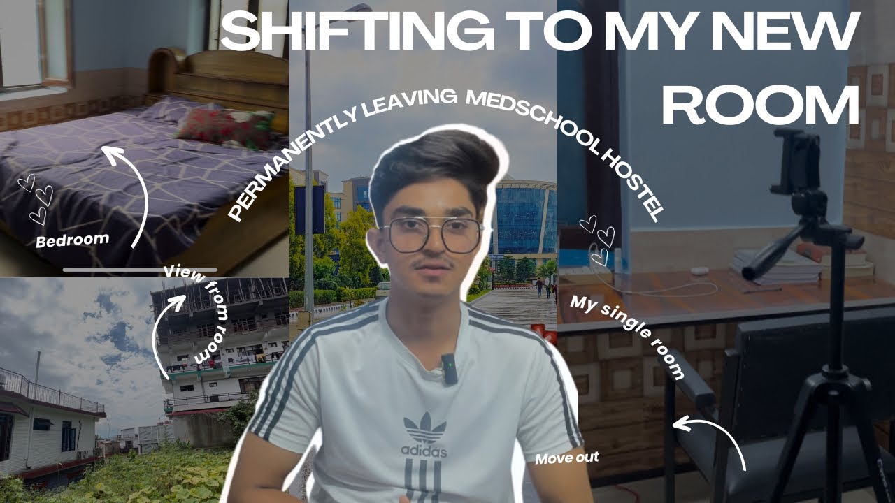 Shifting vlog ! Moved to my new room , why am i leaving permanently slbsgmch Hostel #mbbs #hostel