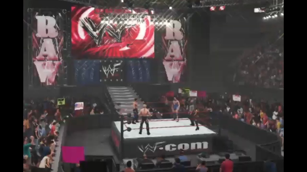 WWF 2K - Angle VS Benoit VS Jericho - Intercontinental Title