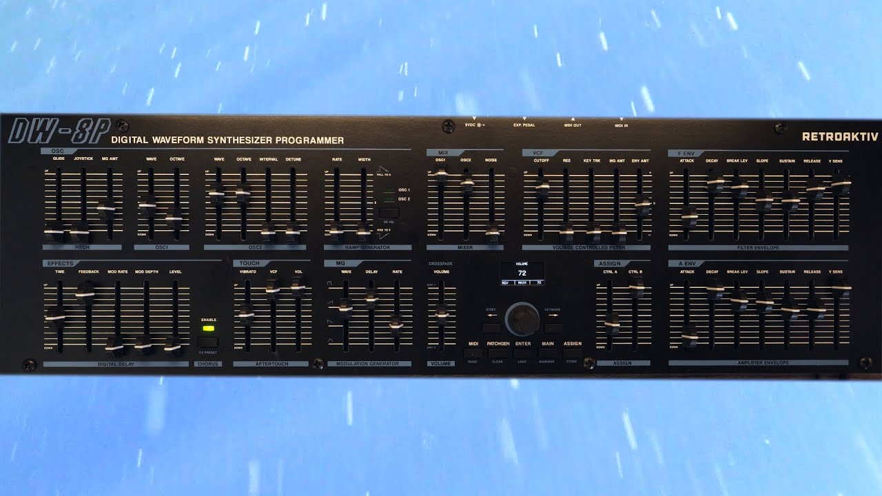 DW-8P | Controller for the Korg DW-8000 Synthesizer by Retroaktiv