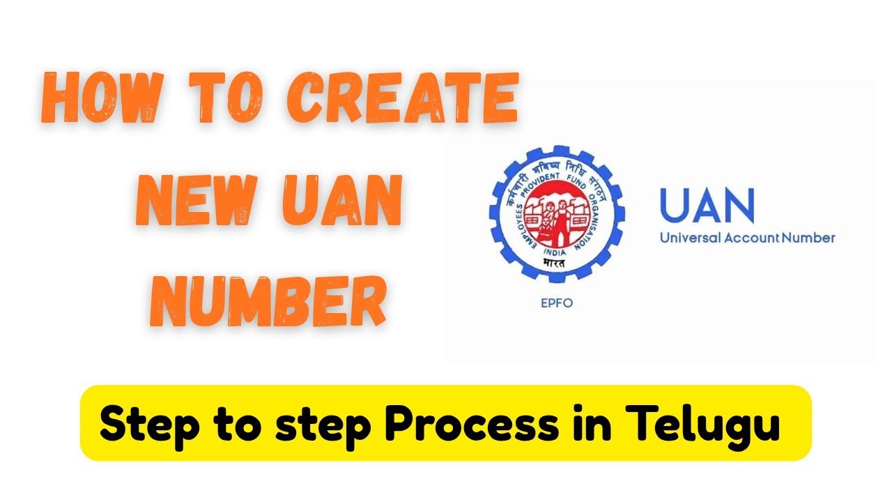 How to Create  UAN Number for New Employee in Telugu | UAN Generation & Activation process in telugu