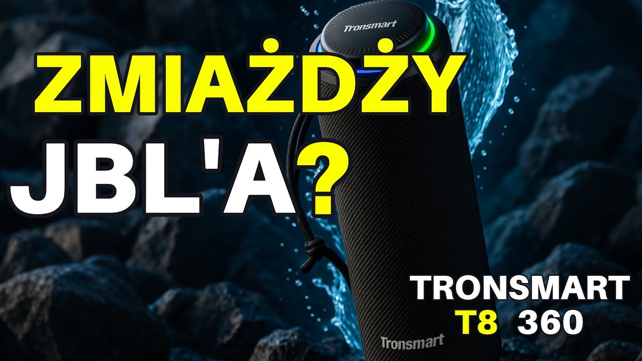 Nowy Głośnik BT Tronsmart T8 360 | Mały, a gra JAK POTWÓR!
