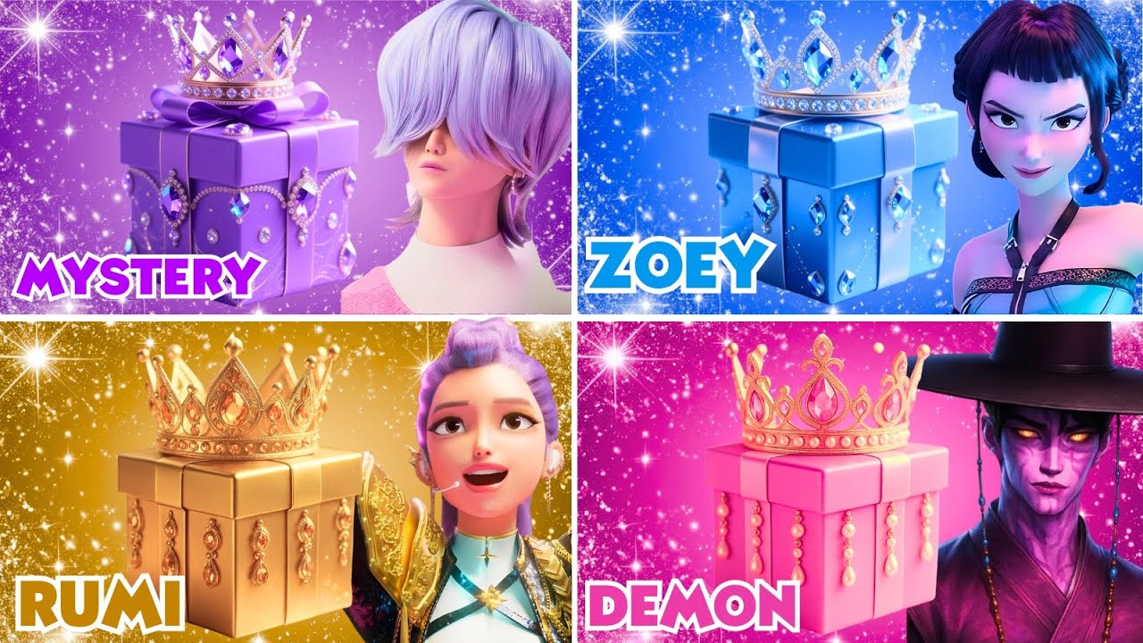 Выберите свою подарочную коробку! 🎁 KPOP DEMON HUNTERS EDITION💜💙💛🩷Задания по выбору подарочной ко...