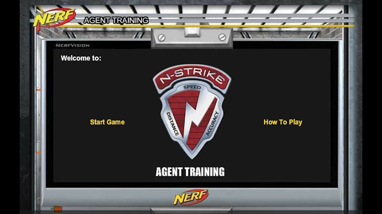 Nerf N-Strike Agent Training (Nostalgia Gameplay)