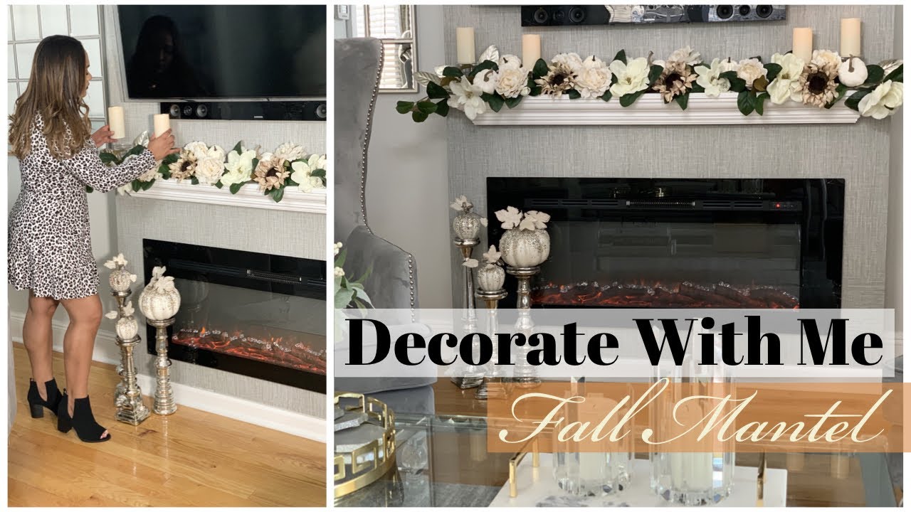 DECORATE WITH ME || DIY FALL MANTEL DECOR 2019