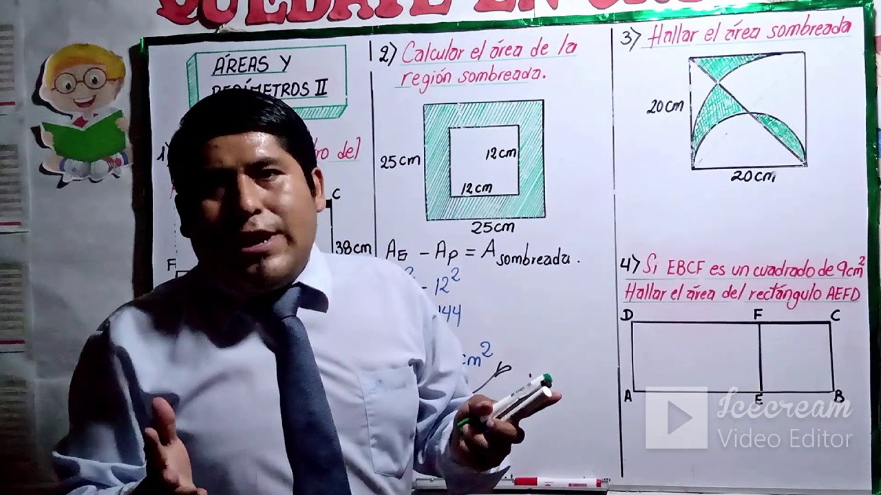 ÁREAS Y PERÍMETROS II  / 6TO PRIMARIA