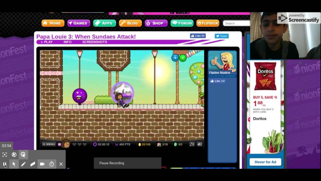 Papa Louie 3: When Sundaes Attack! - Level 4, Mission 2