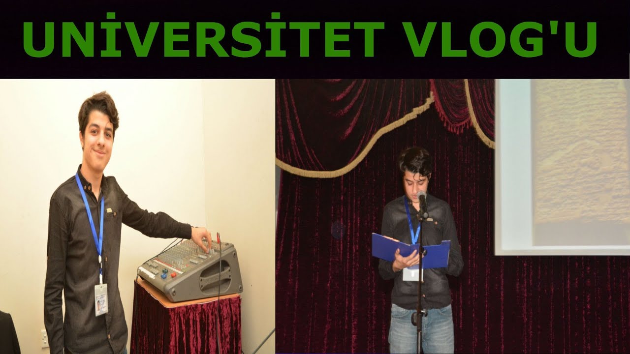 Universitetdə Bir G&uuml;n&uuml;m (BAYRAQ və KONSTİTUSİYA Tədbiri) VLOG#2