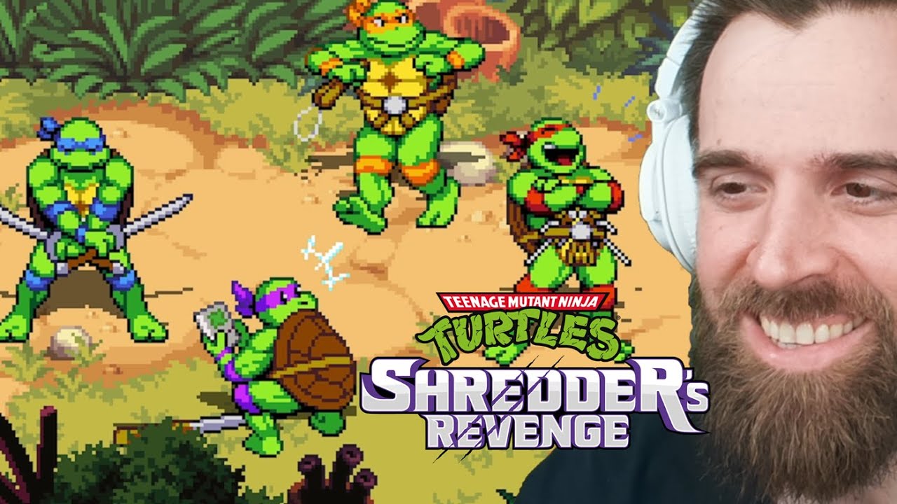 Beating Shredder's Revenge (TMNT) on HARD MODE.