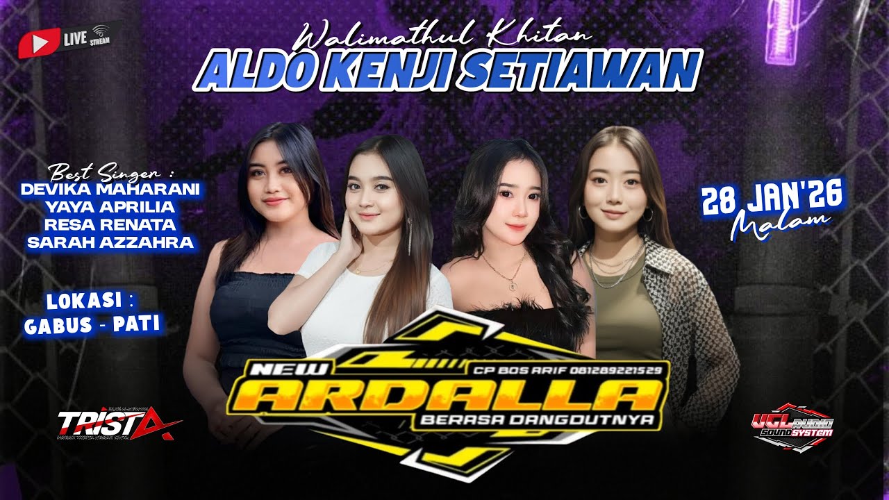 🔴STREAM NEW ARDALLA / KHITAN 