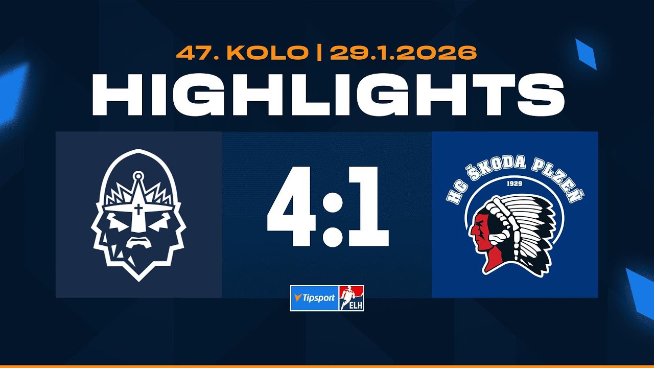 Highlights | Rytíři Kladno vs. HC Škoda Plzeň 4:1 | 29.01.2026