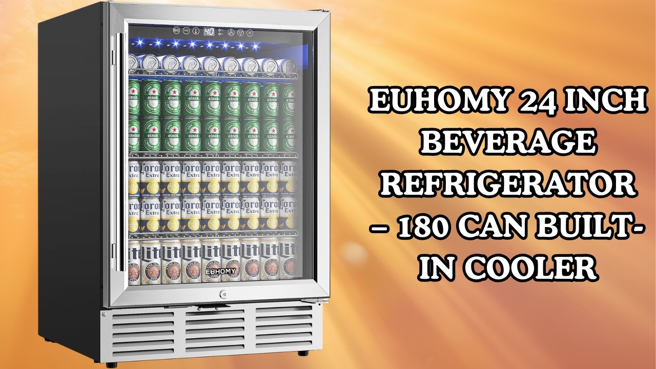 Perfect Undercounter Drink Fridge? EUHOMY 24 Inch Beverage Refrigerator – Tested Review