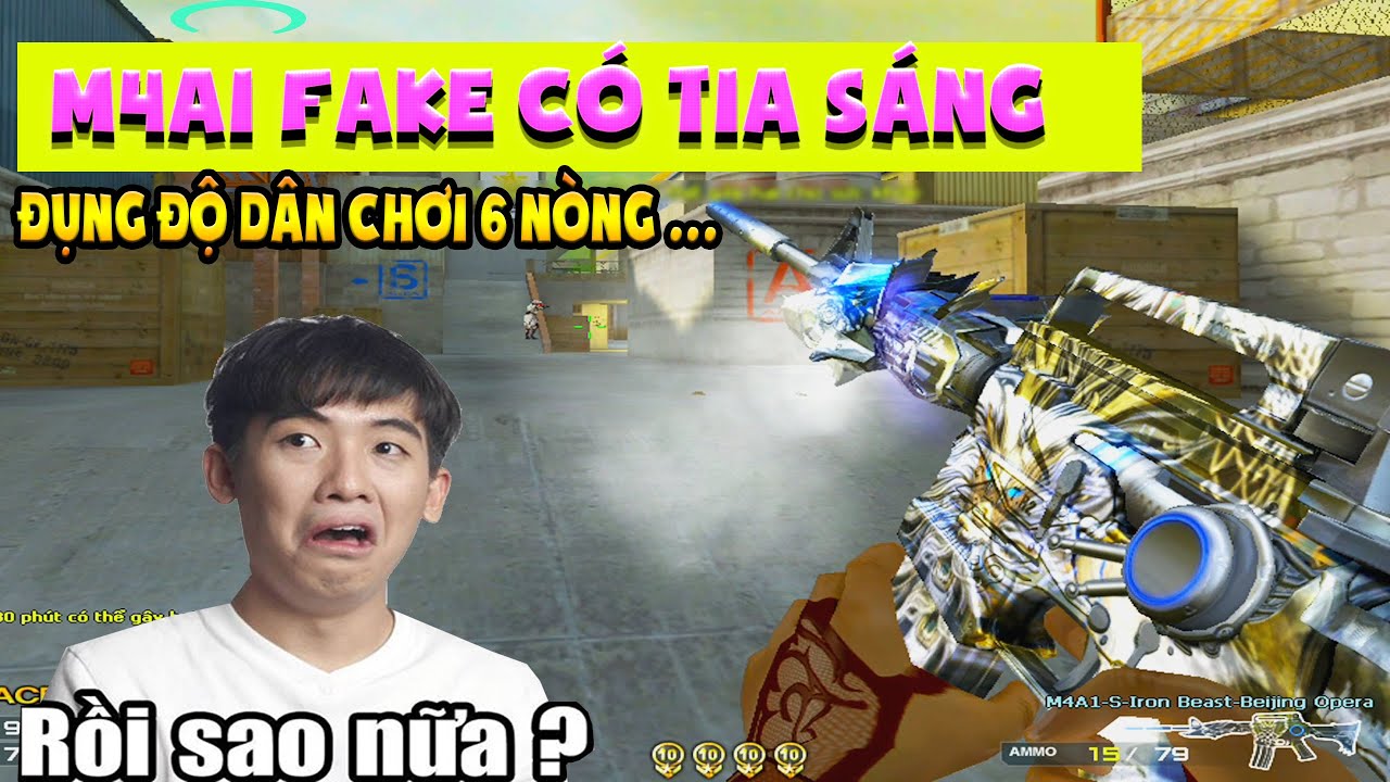 ► Bình luận Đột Kích - Gặp thanh niên sấy 6 nòng banh map - M4a1 S beast bejing - Tú Lê