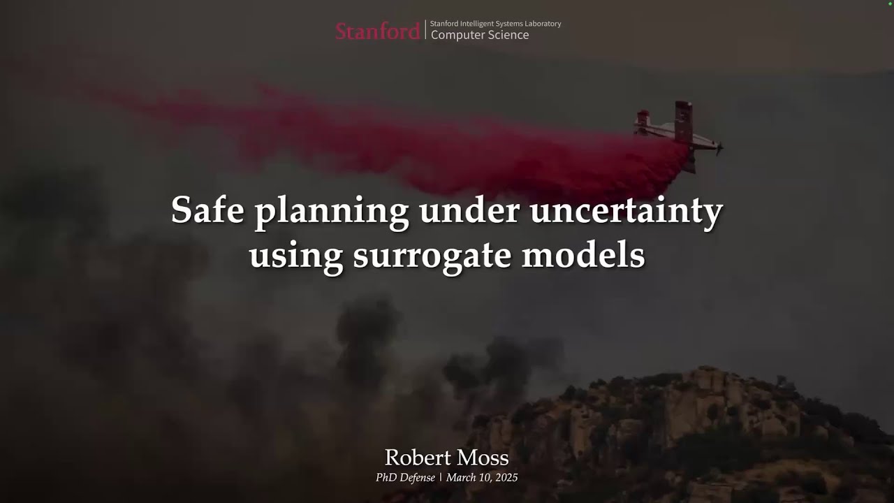 Safe planning under uncertainty using surrogate models