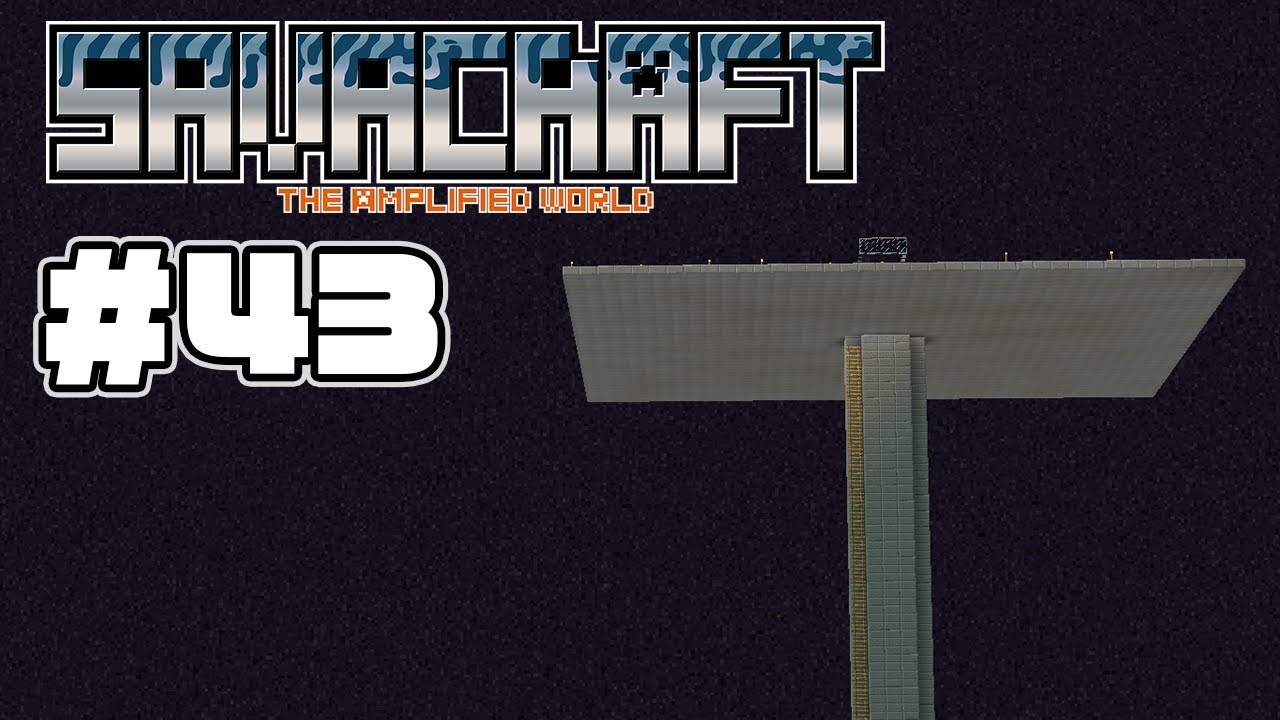 【SAVACRAFT #43】エンダーマントラップ製作開始！「まつがいの斧編」:Amplified Hard Multi【マインクラフト】