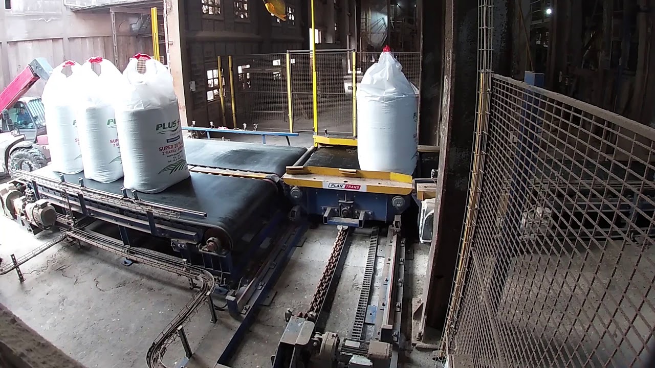 PLAN TRANS Big Bag transport line - Big Bag packing line