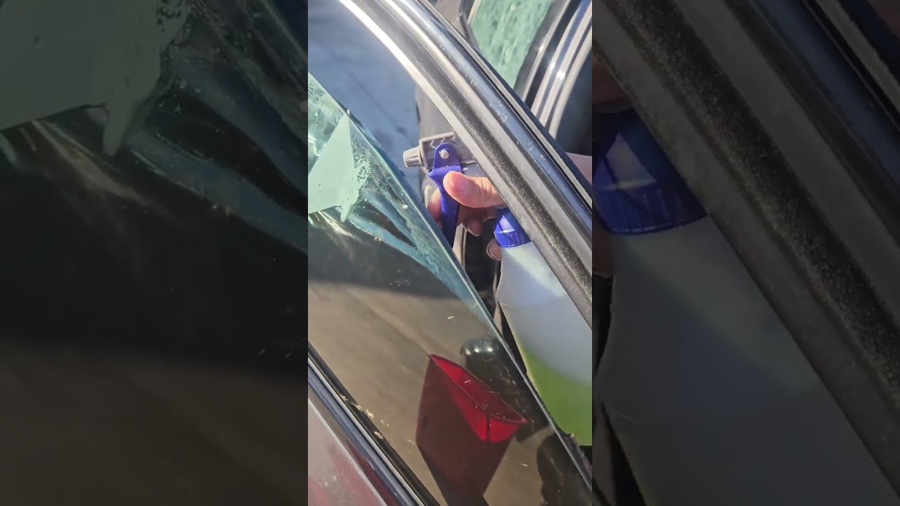 Window tint removal brittle film. Tricks of the trade #10