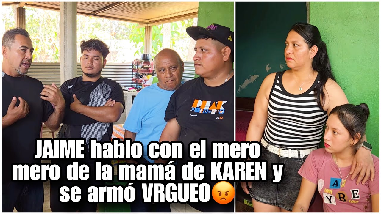 urgente le sacaron el amante ala mamá de KAREN ella nunka quería eso😡