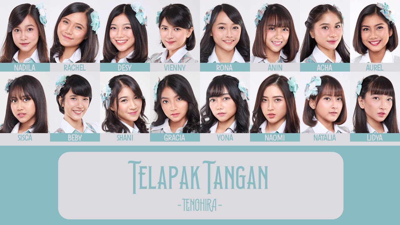 JKT48 - Telapak Tangan (Tenohira/掌) [Color Coded Lyrics IDN/ENG/KAN]
