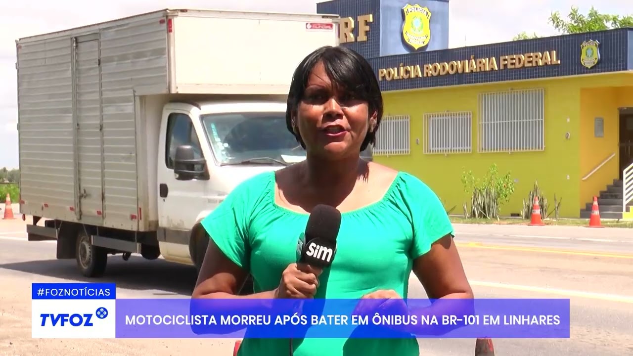 Motociclista morreu após bater em ônibus na BR-101 em Linhares