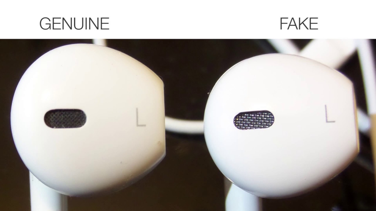 How to identify a fake or a  high-quality replica Apple EarPods