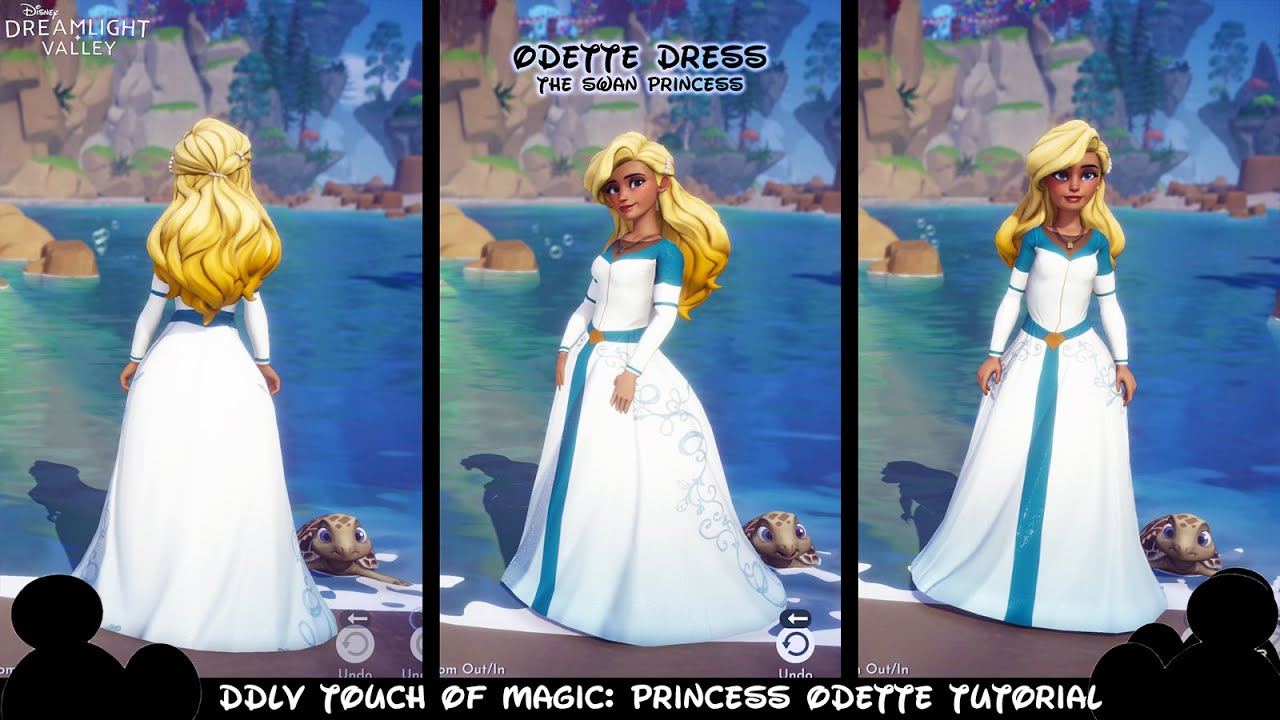 Disney Dreamlight Valley - How to make Princess Odette's Dress from The Swan Princess