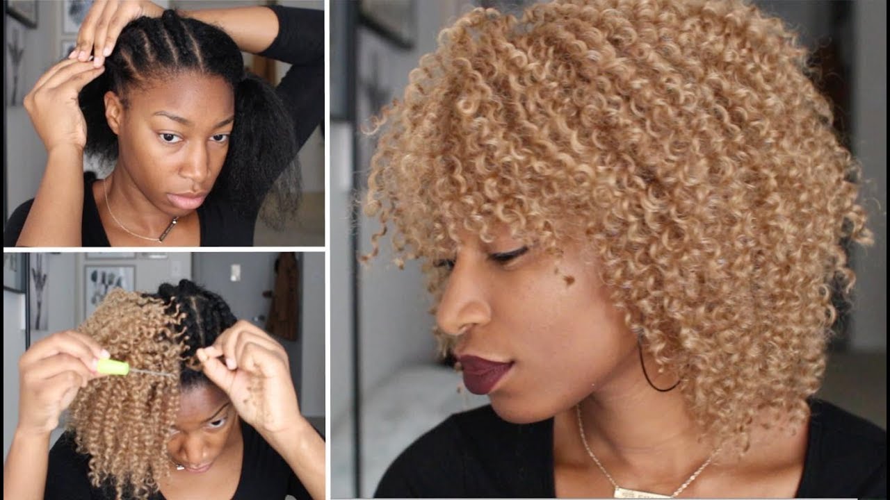 Start to Finish Crochet Braids Tutorial: Blonde Freetress Bohemian Braid #27