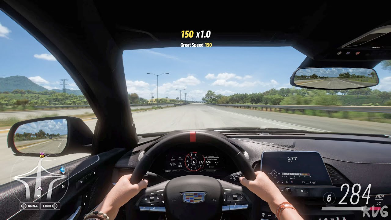 Forza Horizon 5 - Cadillac CT4-V Blackwing 2022 - Cockpit View Gameplay (XSX UHD) [4K60FPS]