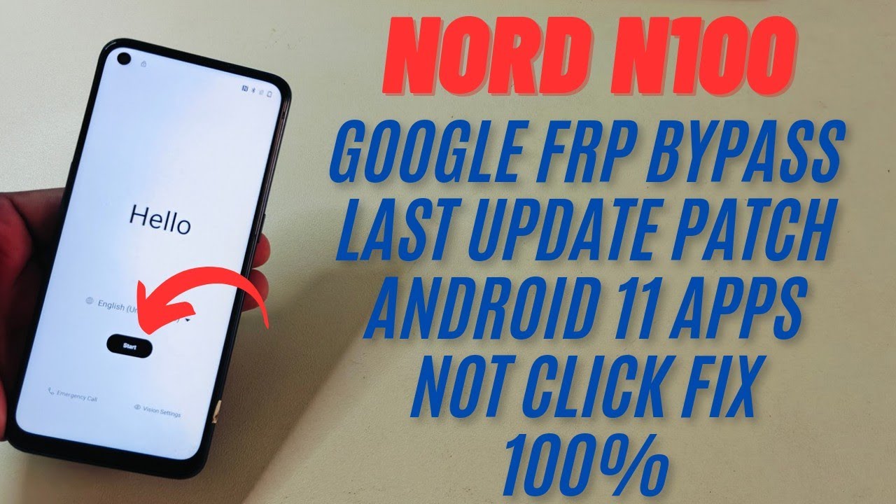 OnePlus Nord N100 Frp Bypass Apps Not click 100% Working