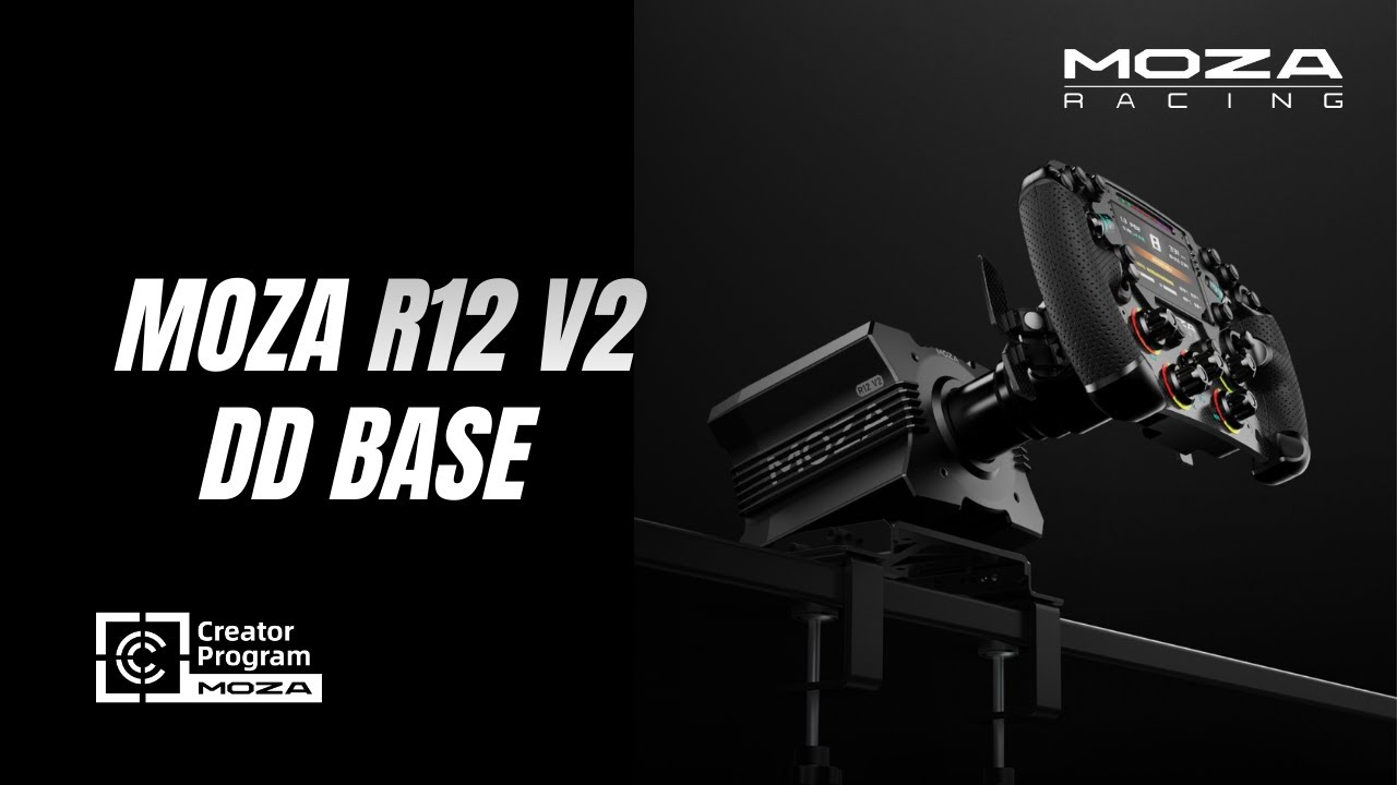 Настройки и опыт использования колесной базы MOZA R12 V2 DD