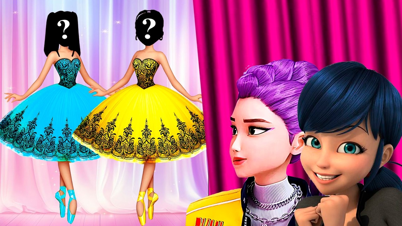 Wrong Heads Miraculous Ladybug | Marinette and Rumi Ballerinas | Who Pairs With Who?