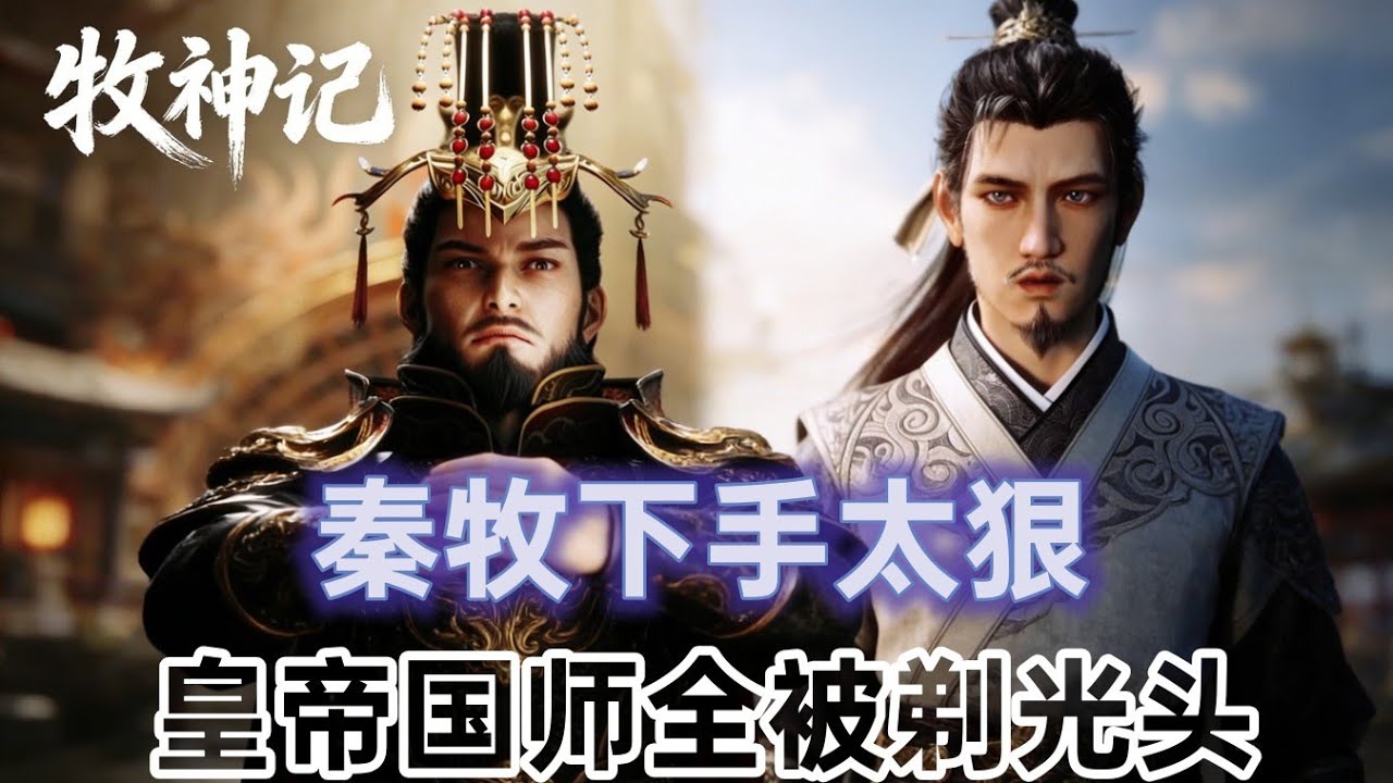 牧神记：秦牧下手太狠，皇帝国师全被剃光头