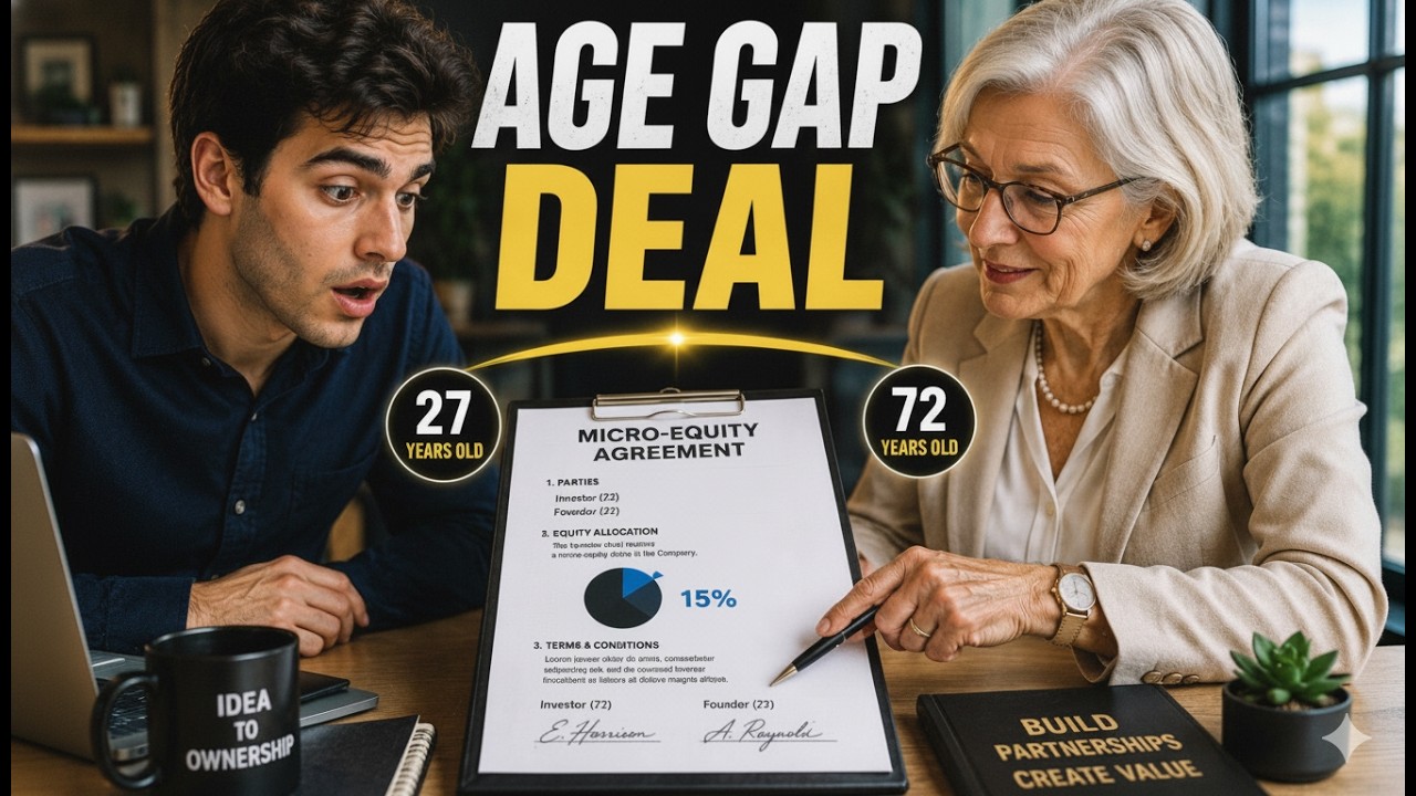 Необычное деловое соглашение между 27-летним и 72-летним