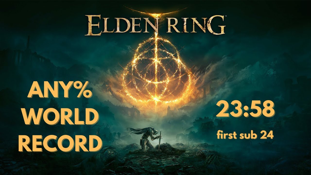 WORLD RECORD | Elden Ring any% 23:58 | first sub 24
