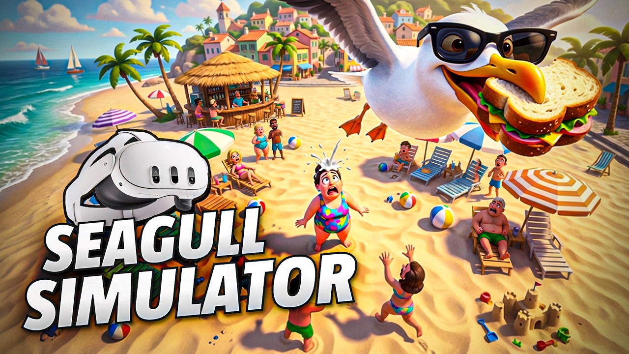 Seagull Simulator - Meta Quest 3 Gameplay | First Minutes [No Commentary]
